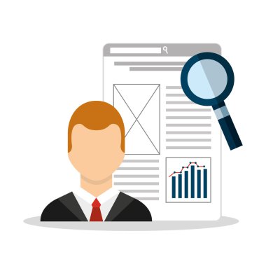 Arama Motoru Optimizasyonu düz simgeler