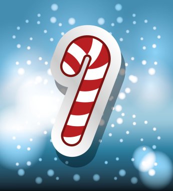 neşeli Noel kartı ile dekoratif öğe