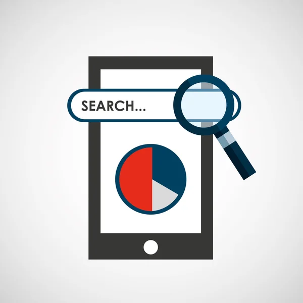 Search Engine Optimization ícones planos —  Vetores de Stock