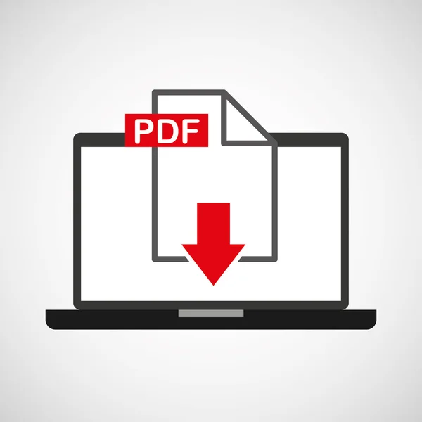 Descargar iconos de datos digitales — Vector de stock