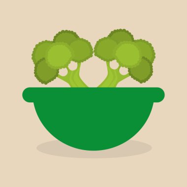 sebze menüsüyle çanağı