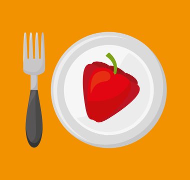 sebze menüsüyle çanağı