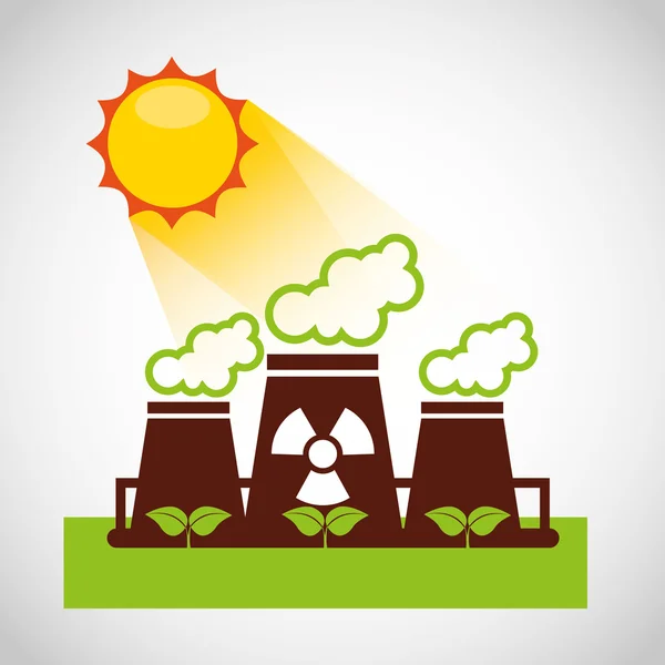 绿色生态替代能源 — 图库矢量图片