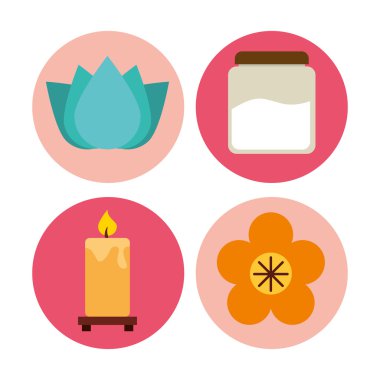 doğal spa merkezi simgeler