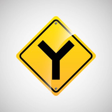 sinyal trafiği sarı simge grafiği