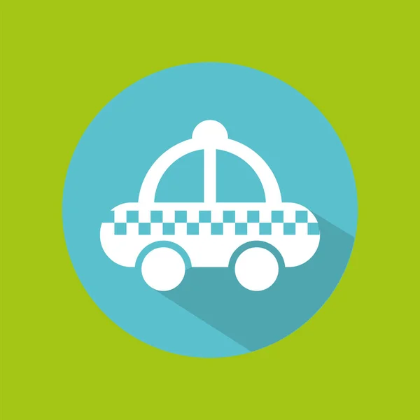 Muž turistické turistické taxi ikona design grafika — Stockový vektor
