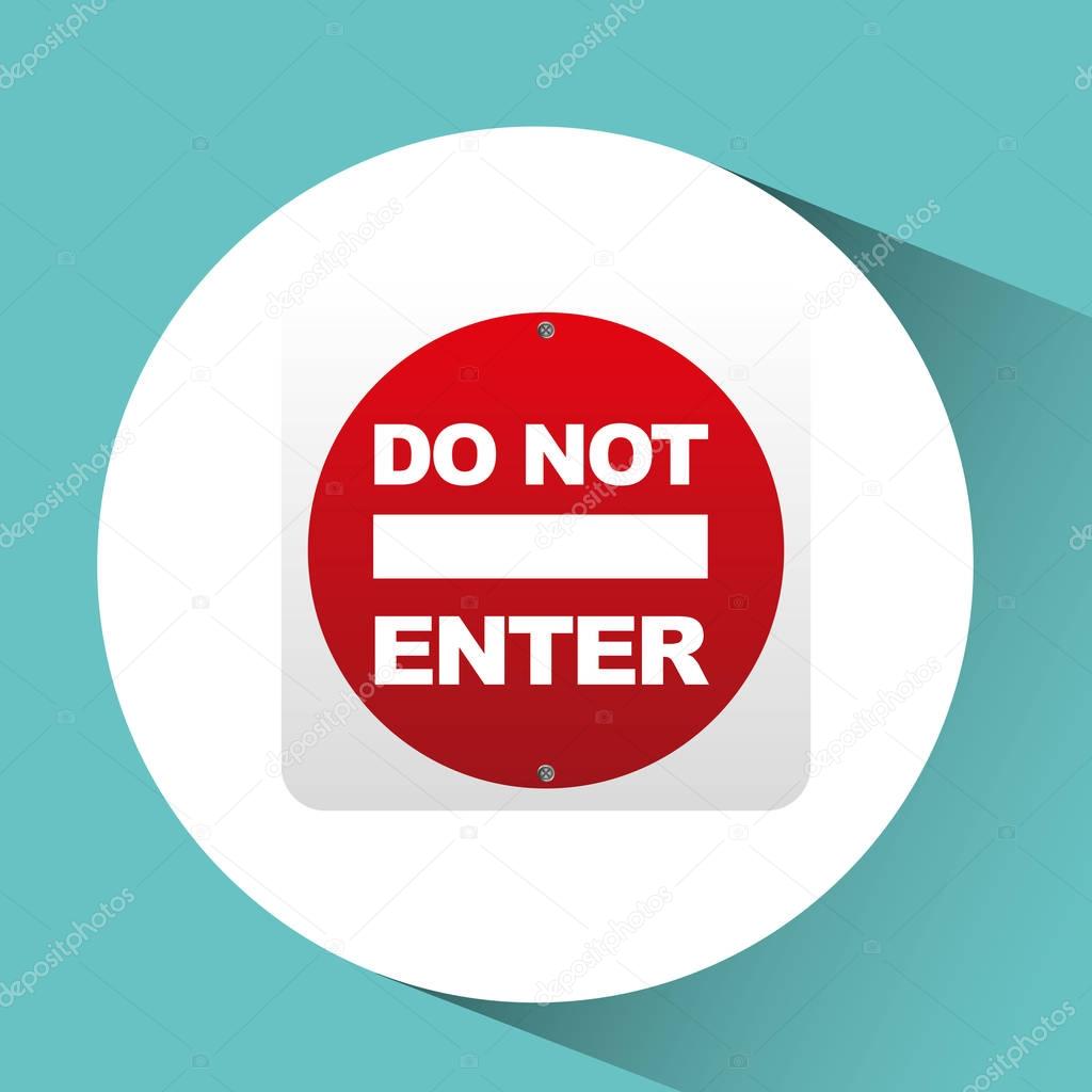 do not enter symbol