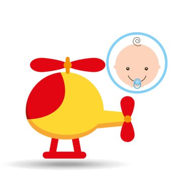 şirin helikopter bebek oyuncak simgesi