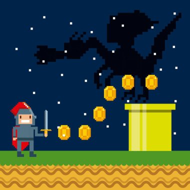 pixelated video oyun simgeleri