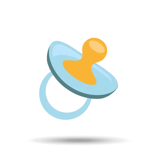 Ikona dudlík baby ikony designu — Stockový vektor