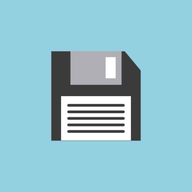 disket izole simgesi