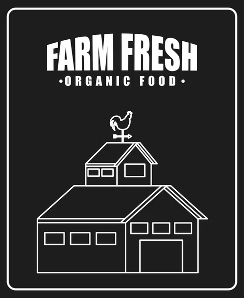 Farm fresh emblem icons — Stock Vector
