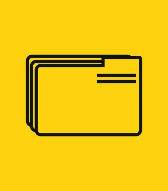 dizin dosyası belgesi izole edilmiş simge