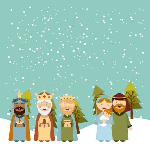 Joyeuse carte de Noël — Image vectorielle