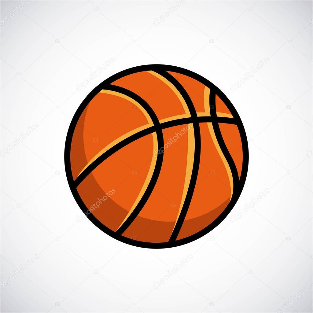 Balón de baloncesto imágenes de stock de arte vectorial | Depositphotos