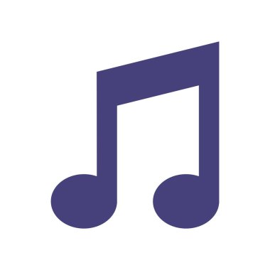 müzik Not izole simgesi
