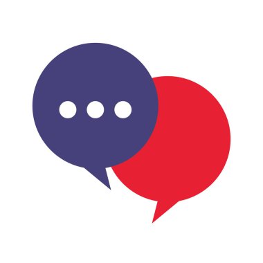 konuşma balonu sohbet izole simgesinin