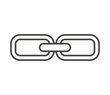 zincir metal izole simgesi