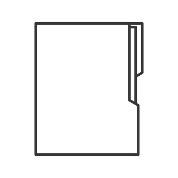 파일 폴더 문서 아이콘 — 스톡 벡터