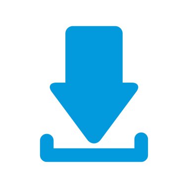 Oku indir simge izole simgesi