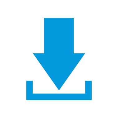 Oku indir simge izole simgesi