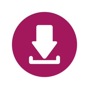 Oku indir simge izole simgesi