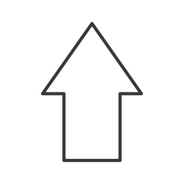 ok sembol izole simgesini yüklemek