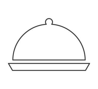 tepsi sunucu izole kutsal kişilerin resmi