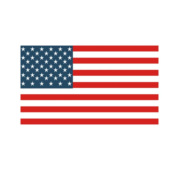 EUA ícone de quadro emblema — Vetor de Stock