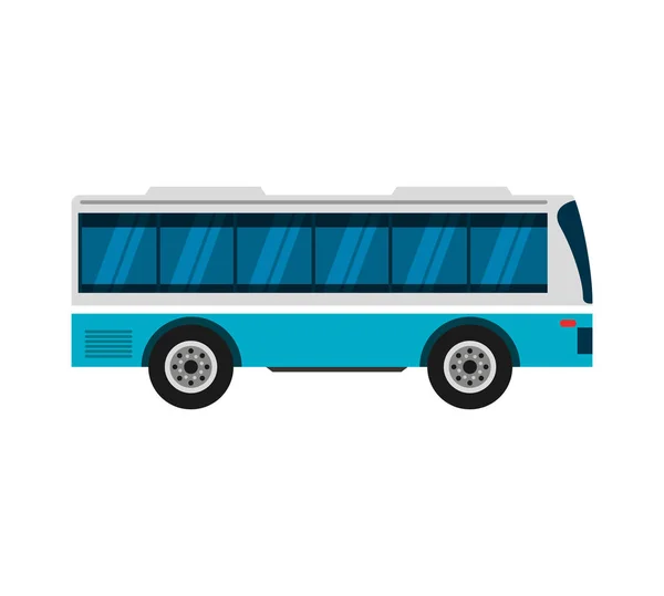 Icono del servicio de transporte de autobús — Vector de stock