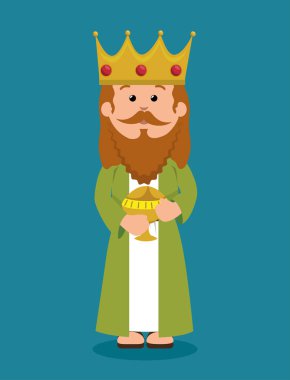 mutlu neşeli Noel yemlik karakter