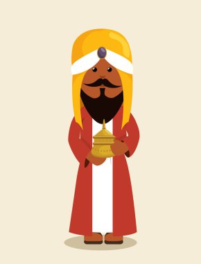 mutlu neşeli Noel yemlik karakter