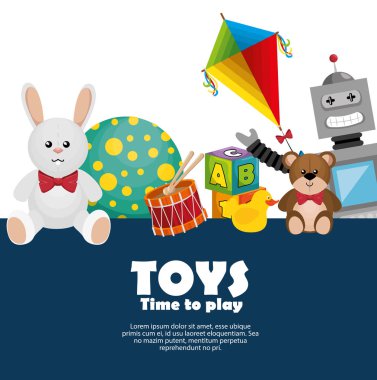 çocuk oyuncakları Icons set
