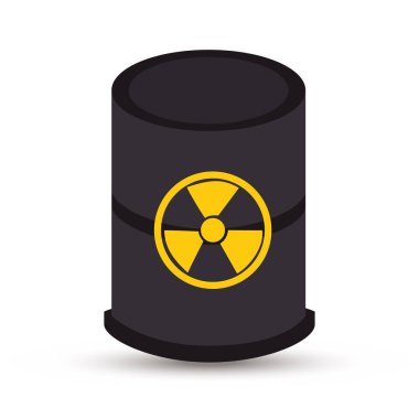 Atomik sanayi izole simgesi