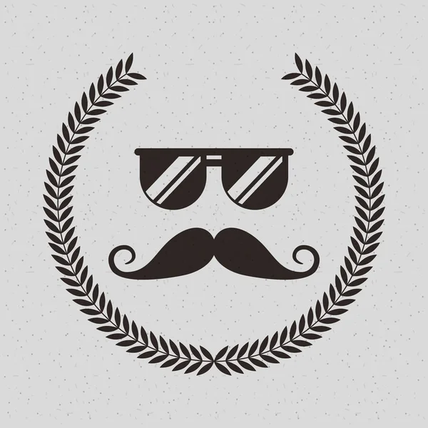 Élément style hipster classique — Image vectorielle