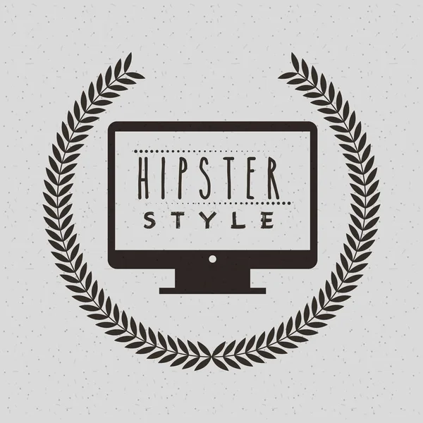 Elemento estilo hipster clássico — Vetor de Stock