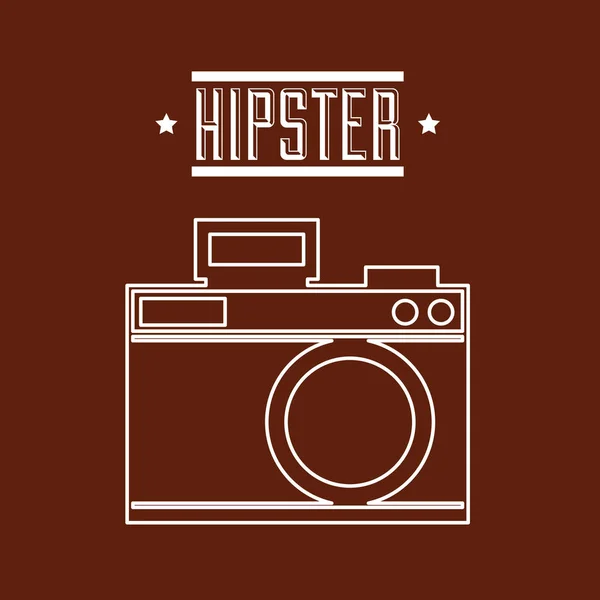 Element klassischer Hipster-Stil — Stockvektor