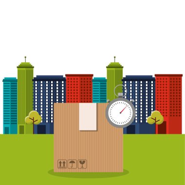 hızlı teslimat servisi simgesini