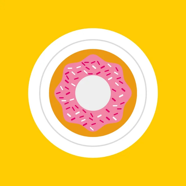 Bakery food menu icon — Stock Vector
