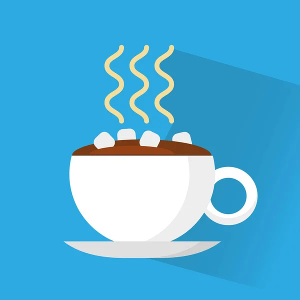 Delicious coffee drink icon — Stock Vector