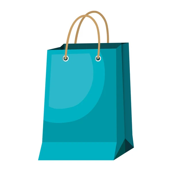 Shopping bag paper icon — Stock Vector