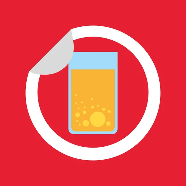 Menupictogram drank drinken — Stockvector