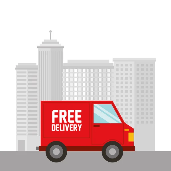 Car delivery service icon — Stock Vector