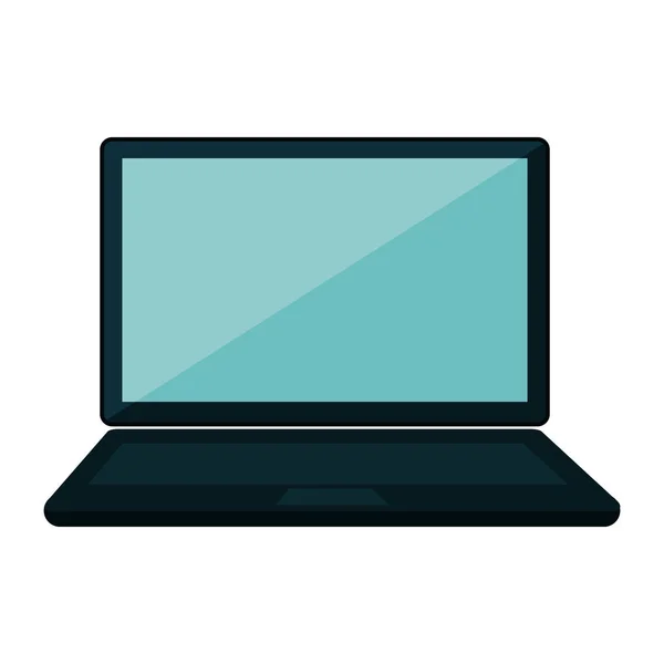 Geïsoleerde pictogram voor laptop computer — Stockvector