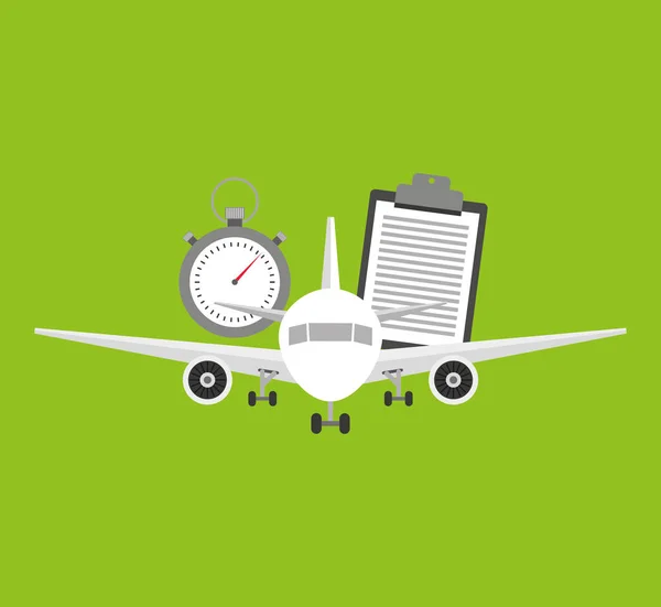 Icono de servicio de mensajería aérea — Vector de stock