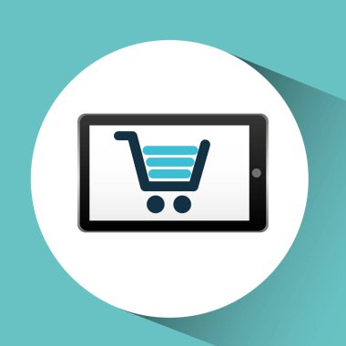 Smartphone siyah Dükkanı online grafik