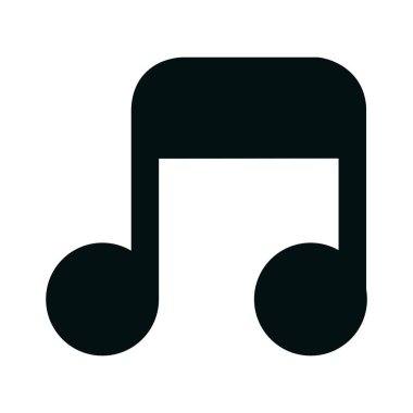 müzik Not izole simgesi