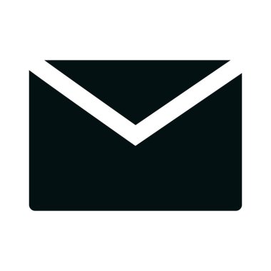 Zarf mektup izole simgesi