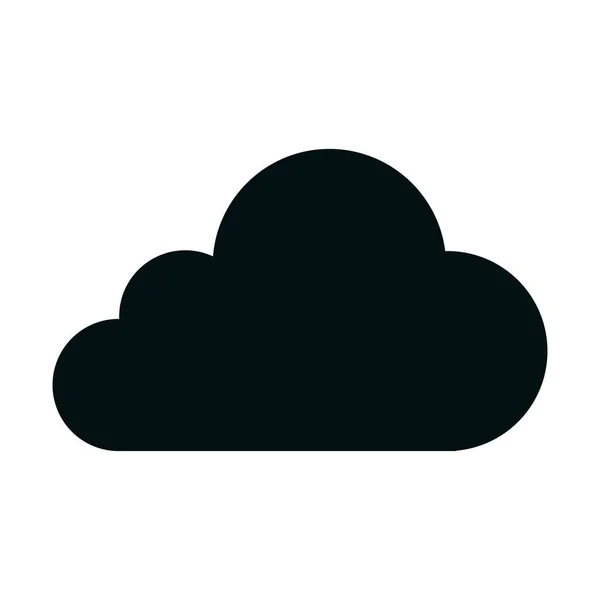 Ikone des Cloud Computing — Stockvektor