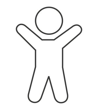 adam avatar siluet izole simgesi